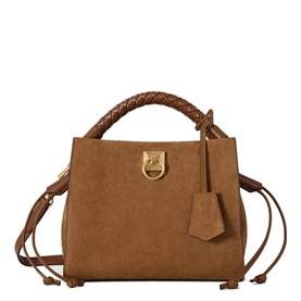 Mulberry Small Iris Vintage Oak Suede